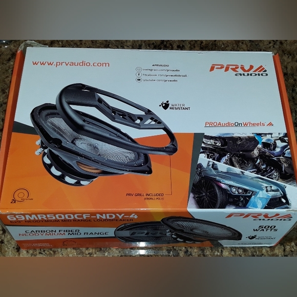 PRV Audio Set 6 x 9" Mid Range Loudspeakers Water Resistant Pair 69MR500CF-NDY-4 - Picture 1 of 11